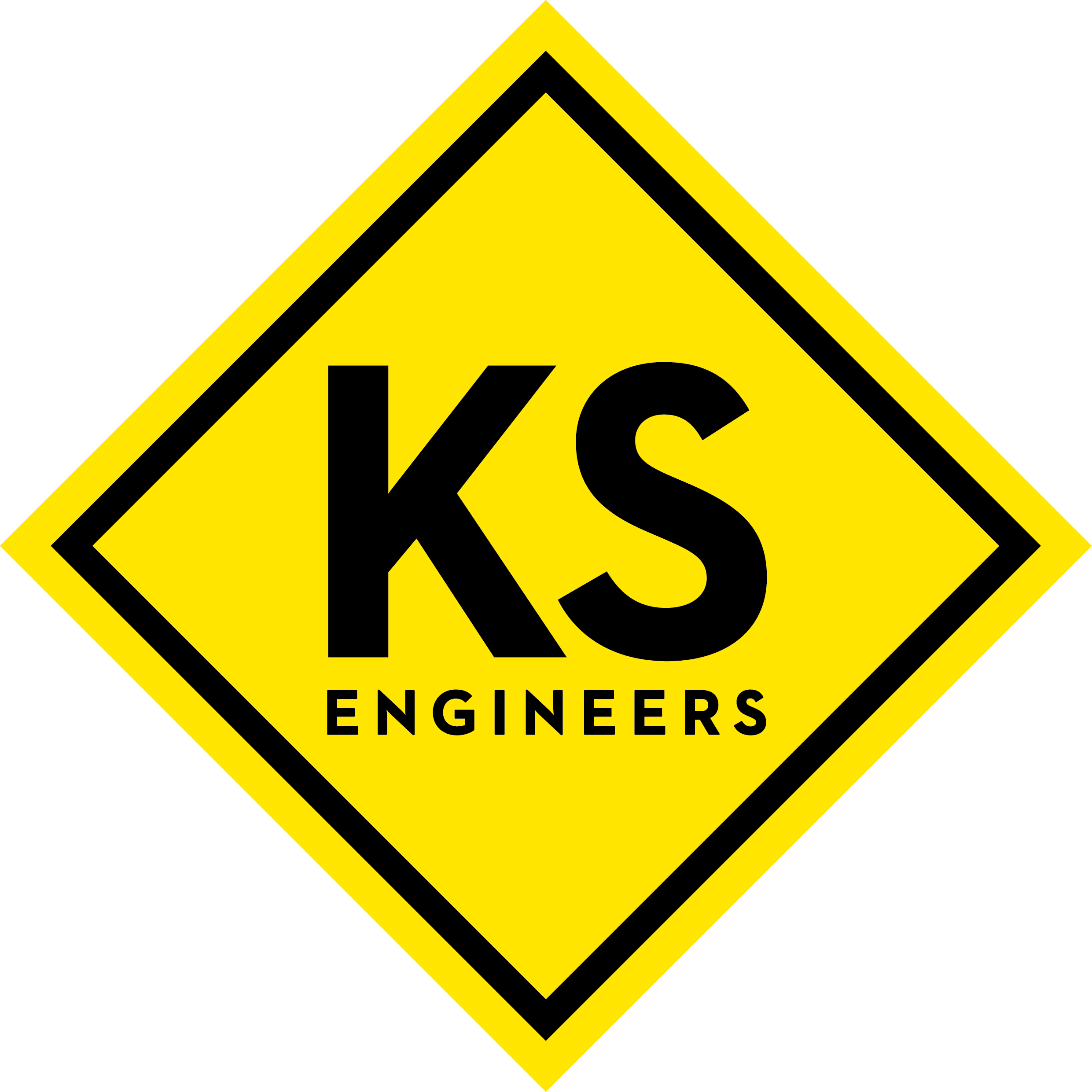 Logo KS Engineers 2022 Diagonale 21cm 300dpi